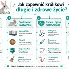 Jak zapewnić królikowi długie i zdrowe życie? Dieta, środowisko, opieka weterynaryjna i relacje to klucz do szczęśliwego życia Twojego królika.